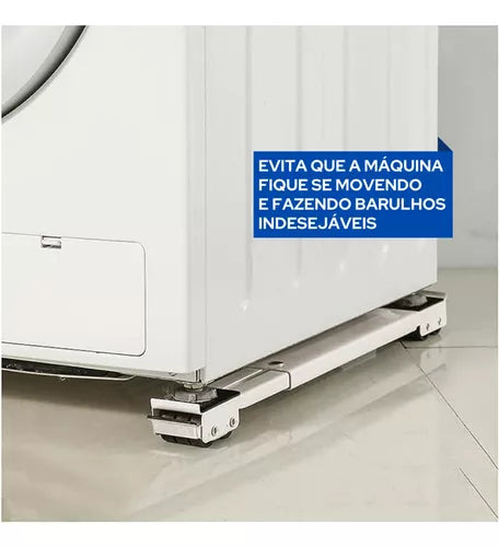 Suporte Para Mover Geladeira Fogão Maquina Lavar Freezer