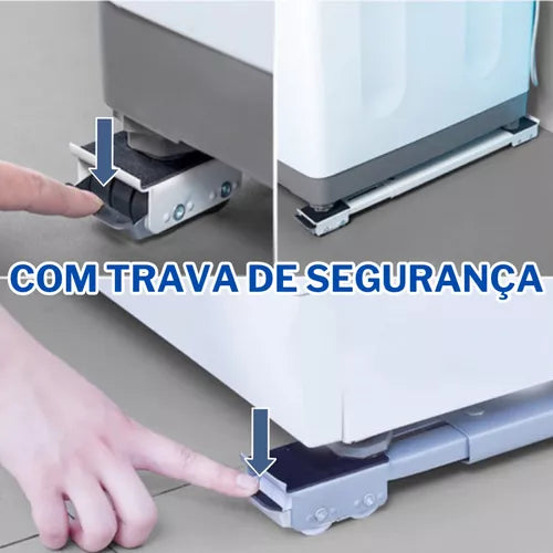 Suporte Para Mover Geladeira Fogão Maquina Lavar Freezer