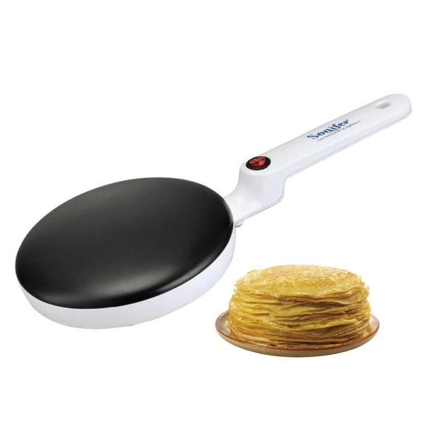 Panquequeira Elétrica Antiaderente para Crepes, Pizzas e Panquecas Voltagem 220v