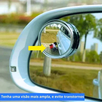 [OFERTA RELÂMPAGO⚡️] - Mini Espelho Auxiliar para Retrovisor 360º Premium