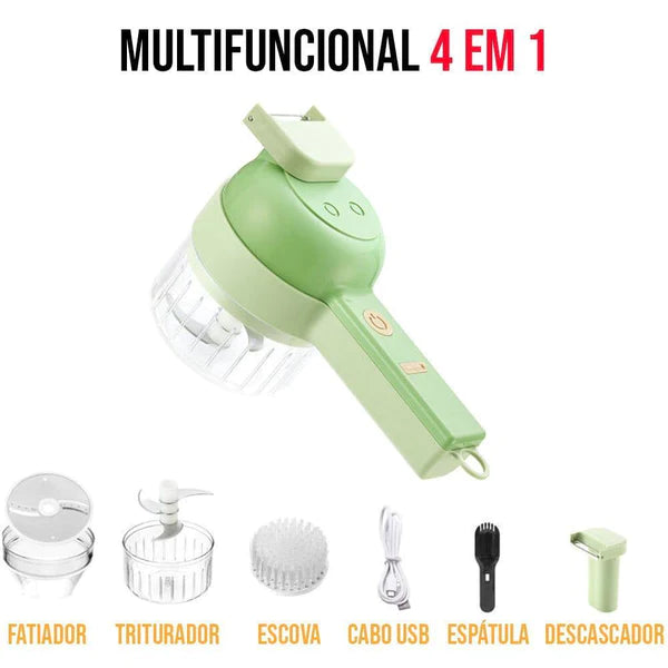 Processador Triturador de Alimentos 4 Em 1 - EBMIX