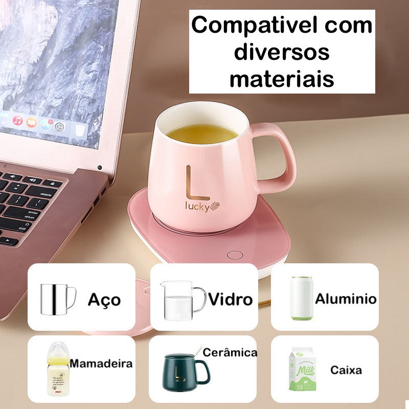 Base Aquecedora Para Canecas Até 55º Graus - DRINKLOVE