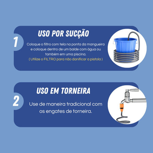 Lavadora de Alta Pressão Portátil + 2 bicos e Adaptador de Sabão [MALETA GRÁTIS]